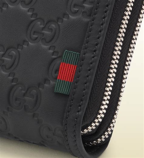 new gucci zippy wallet|Gucci zip wallet men's.